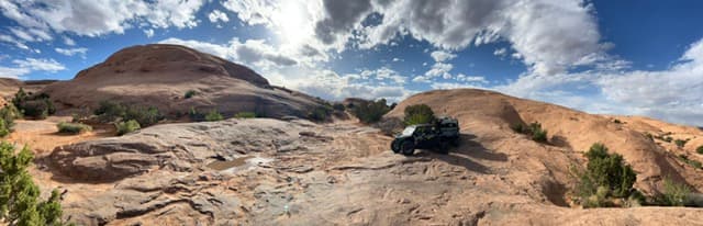 Rocks and sand....