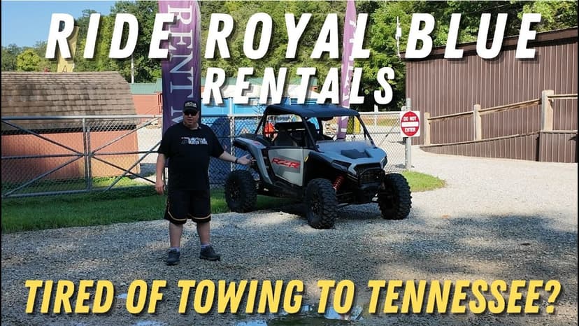 Why drive to Tennessee?  Fly and rent Rzr from Ride Royal Blue!