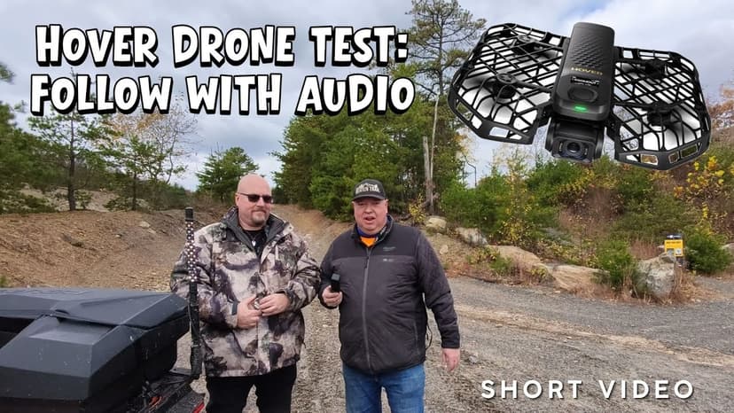 Short Video - Some testing with Hover X1 Promax 4k Drone at AOAA, PA