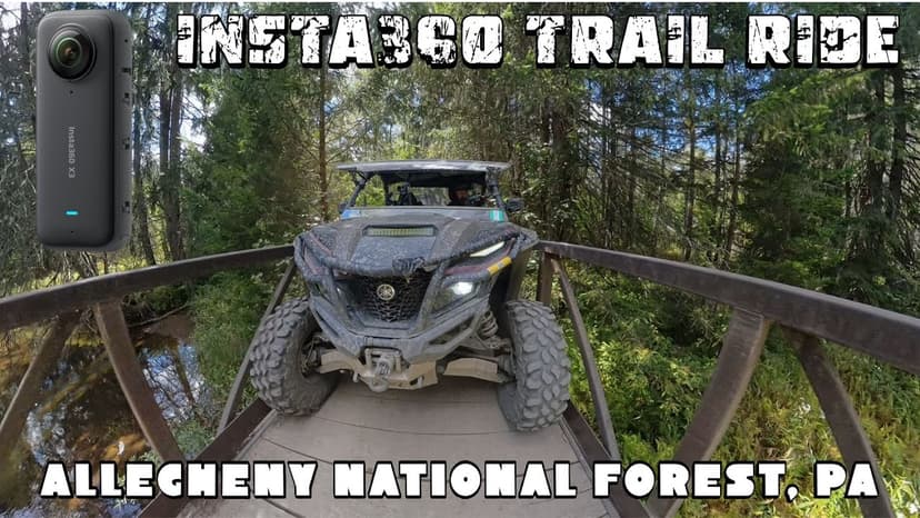 Allegheny National Forest, PA - Insta360 video - Random sights of Timberline & Marienville Trails