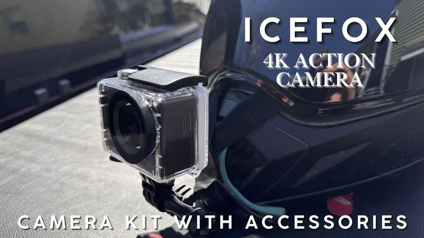 IceFox 4k Action Camera - unboxing and usage