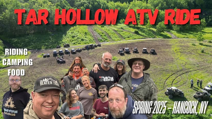 Tar Hollow ATV Ride, Spring 2025 Hancock, New York - review