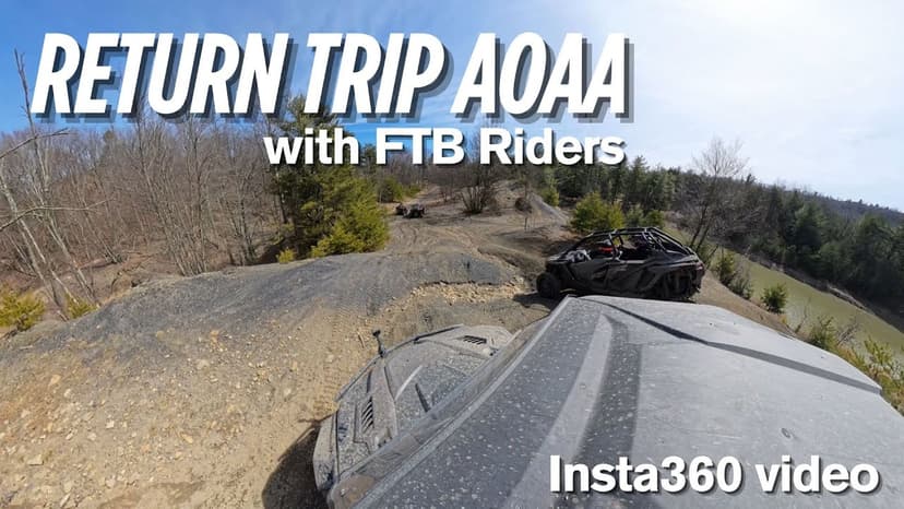 AOAA Return Run with FTB Riders - Insta360 footage