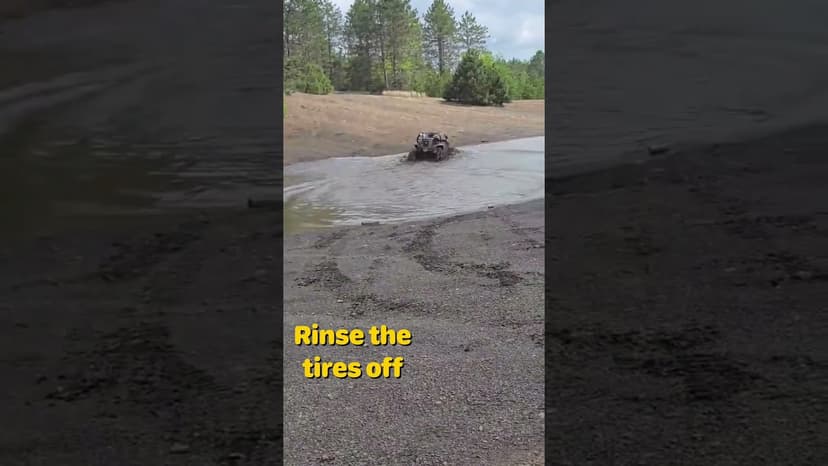 #shorts Rinse the tires!