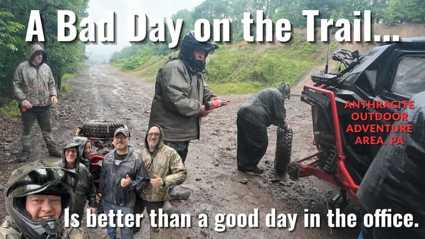 A bad day on the trails... #aoaa