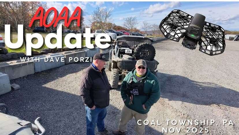 AOAA Update with Dave Porzi, Coal Township, PA - Filmed with Hover X1 Promax drone