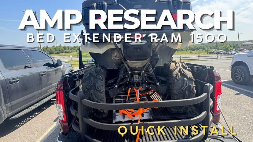 AMP Research RealTruck BedXTender HD Sport - fit ATV RAM 1500