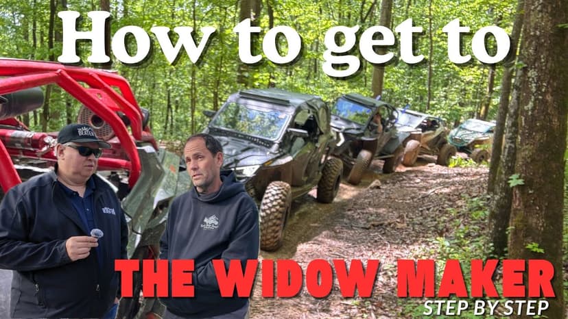 How to get to the Widow Maker, TN - Royal Blue - May 2025 - Step by Step