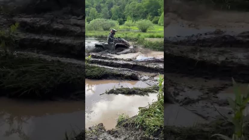 #shorts Fun in the Tar Hollow, NY mud pits
