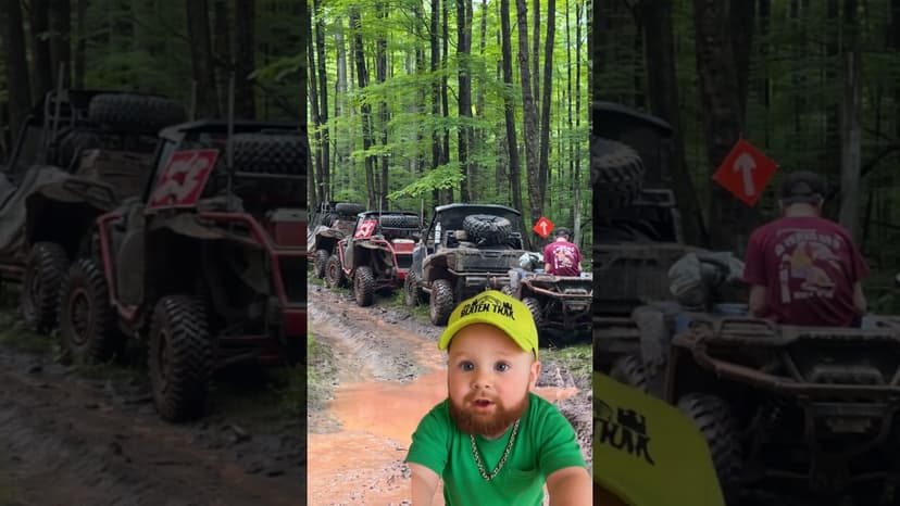 #shorts baby gary loved the Tar Hollow ATV ride in New York